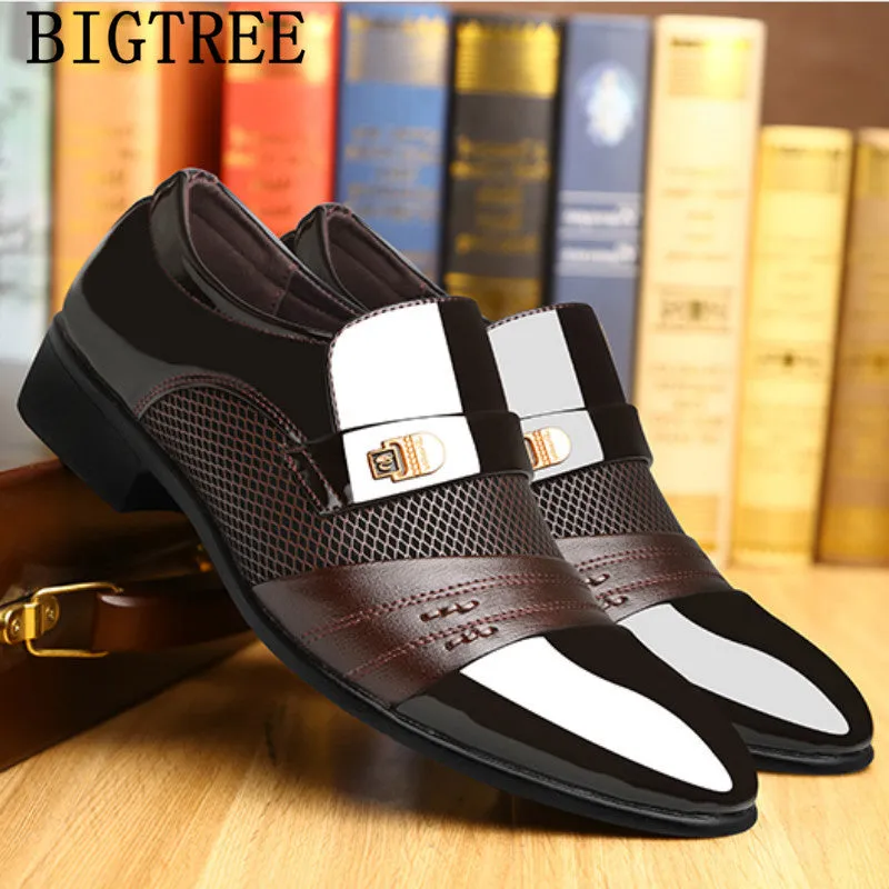 Patent Leather Tuxedo Loafers Italian Loafers Men Shoes Wedding Oxford Shoes For Men Formal Shoes
