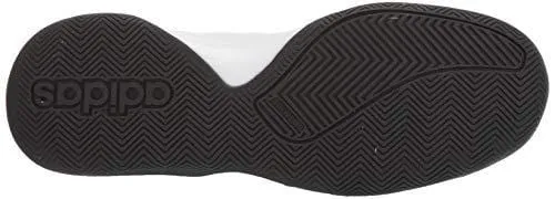 Adidas Chain Shoes adidas Unisex OwnTheGame Wide Basketball Shoe, Black/White, 4.5 W US Big Kid