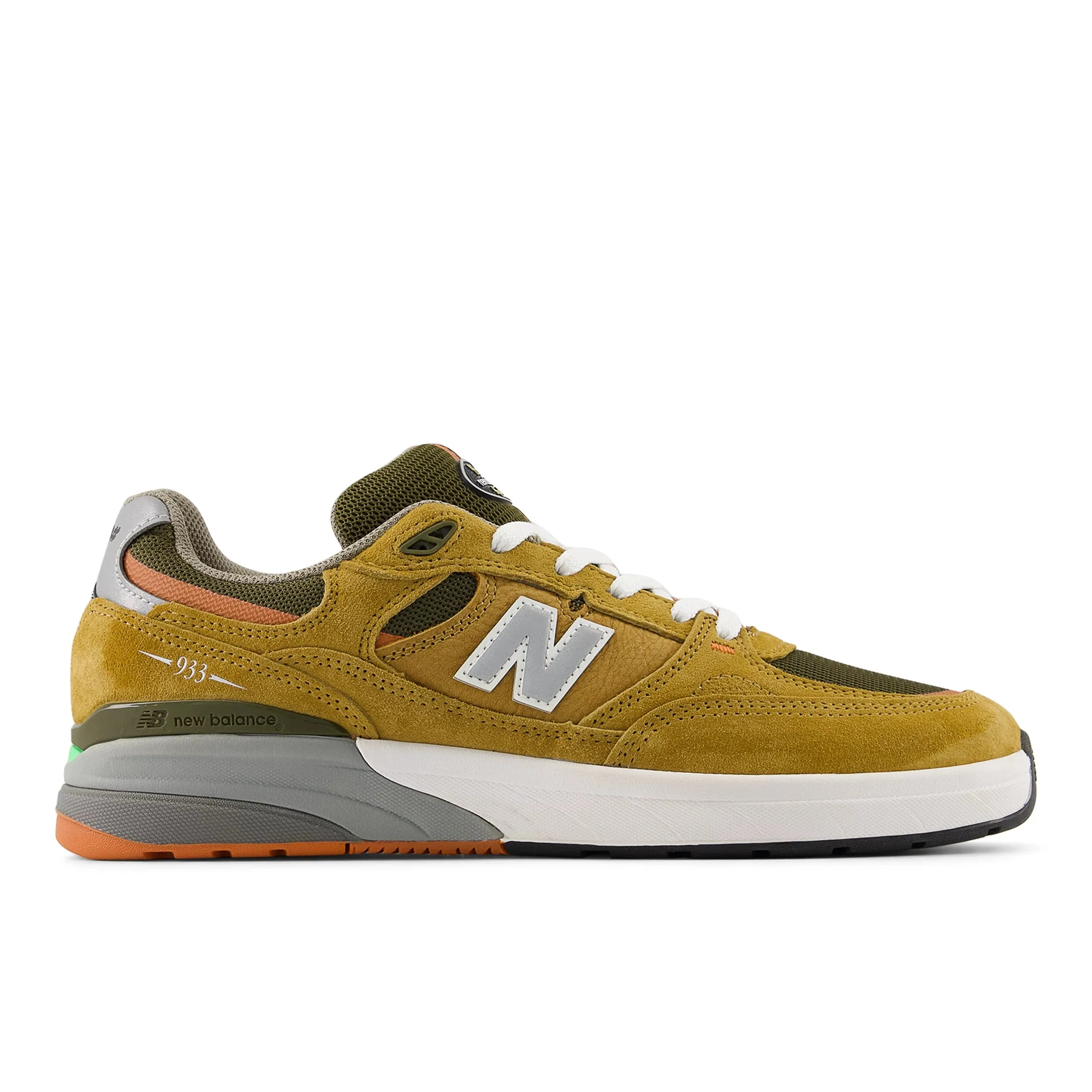 New Balance Numeric Reynolds 933 - Brown/Grey Skate Shoe New Balance 1906r Green
