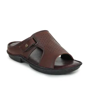 Healers Casual Brown Sandal For Men AVN-34 By Liberty Premium Ultra Comfort Sole Slippers