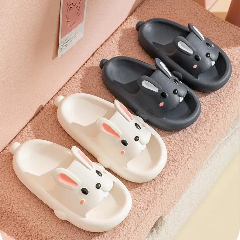 Cute Rabbit Slippers For Kids Women Summer Home Shoes Bathroom Slippers Loro Piana Slippers