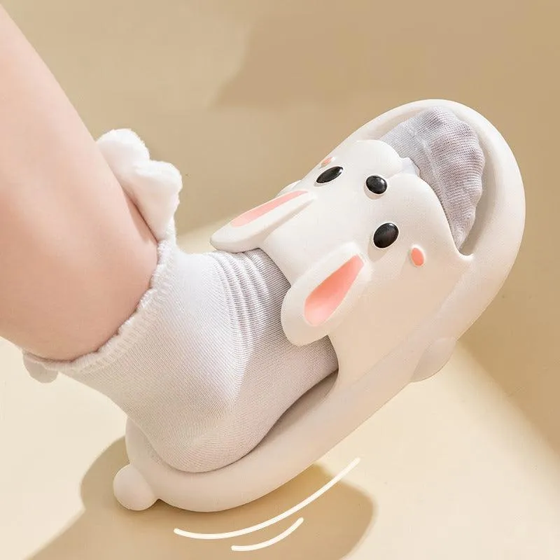 Best Cheap Slippers Cute Rabbit Slippers For Kids Women Summer Home Shoes Bathroom Slippers