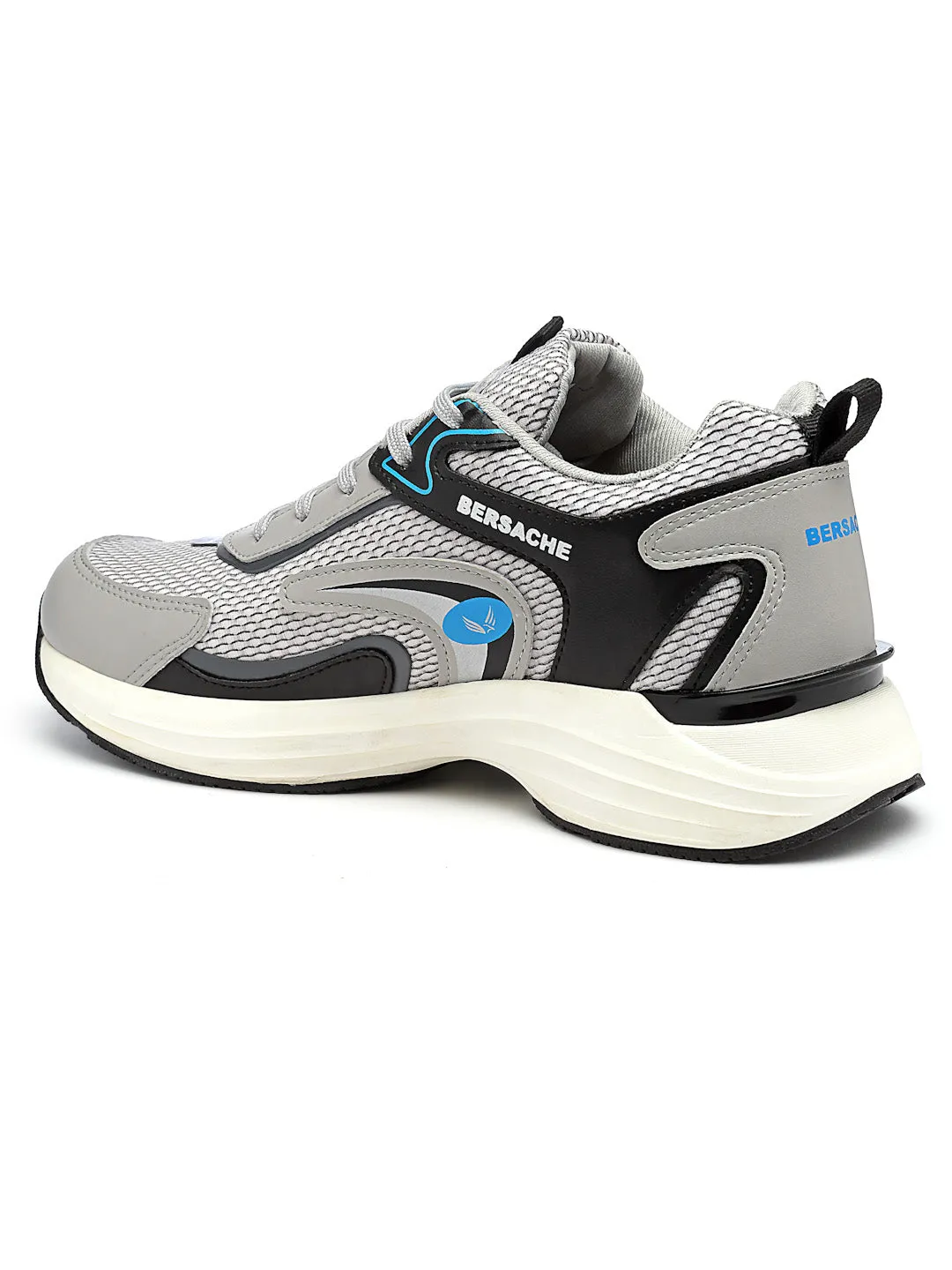 Bersache Premium Sports ,Gym, Trending Stylish Running Shoes For Men (9182-Grey) Oooh Geez Slippers