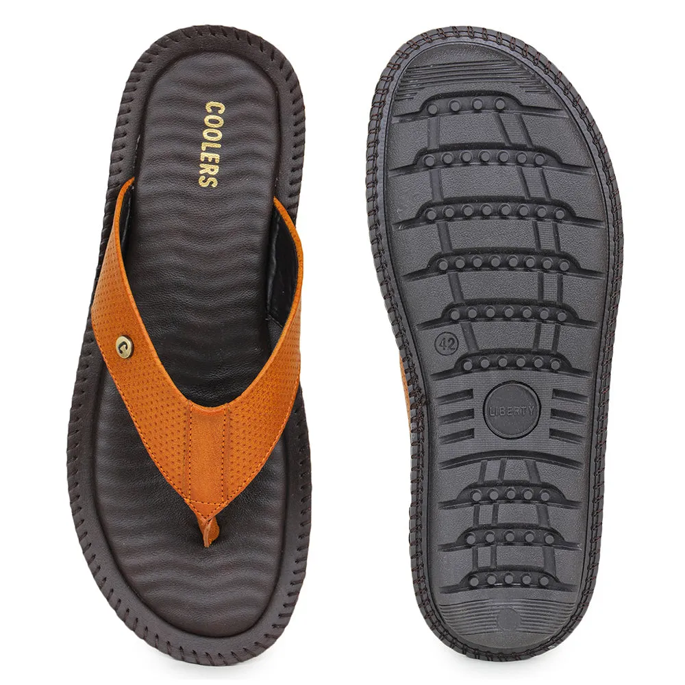 Slippers That Look Like Shoes For Work Coolers By Liberty AVN-29 Casual Tan Slippers For Men