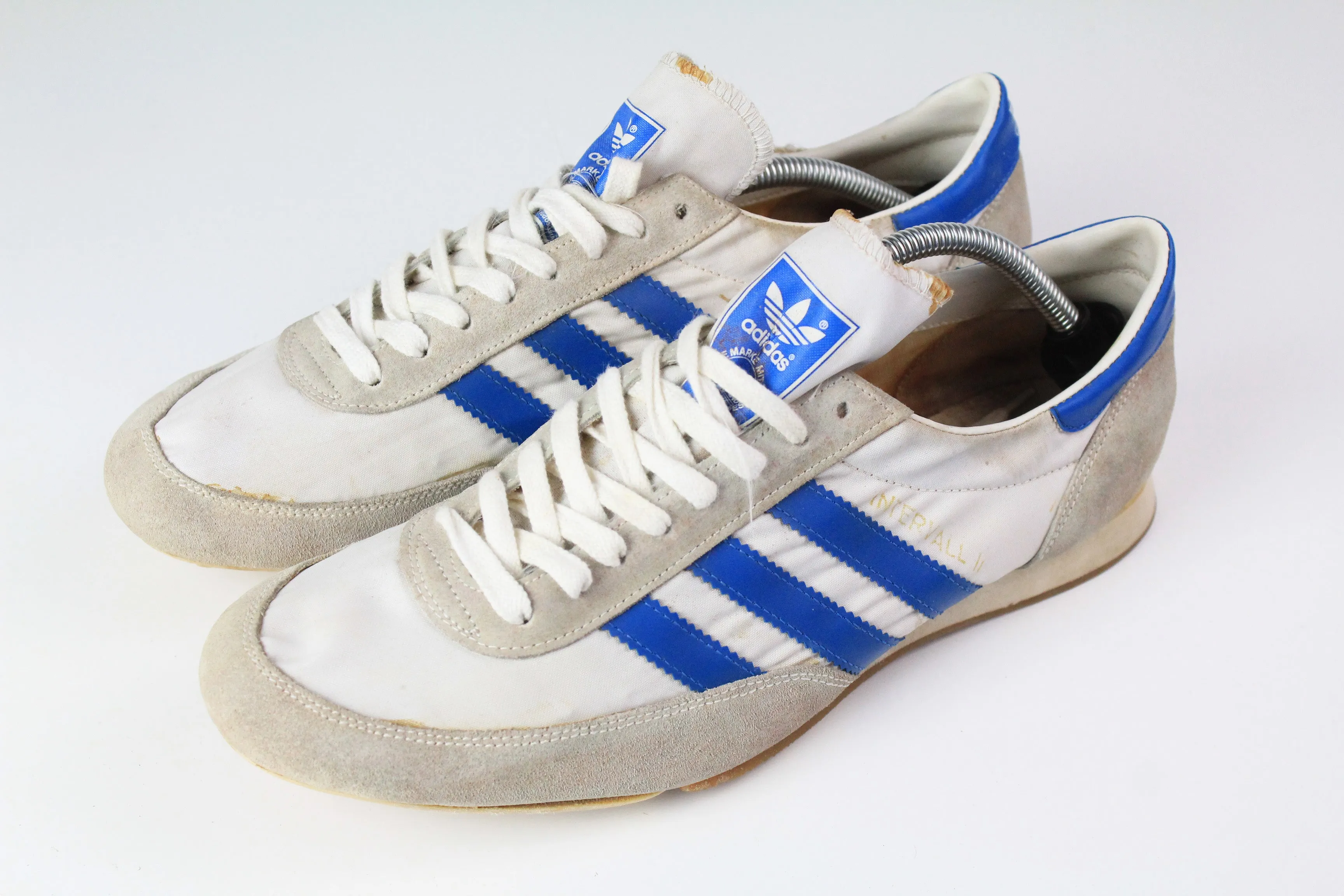 Vintage Adidas Intervall II Running Track Shoes US 12 Cheap Adidas Samba Shoes