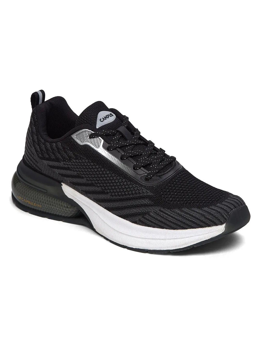SUMMIT Black Men's Running Shoes Good Running And Lifting Shoes