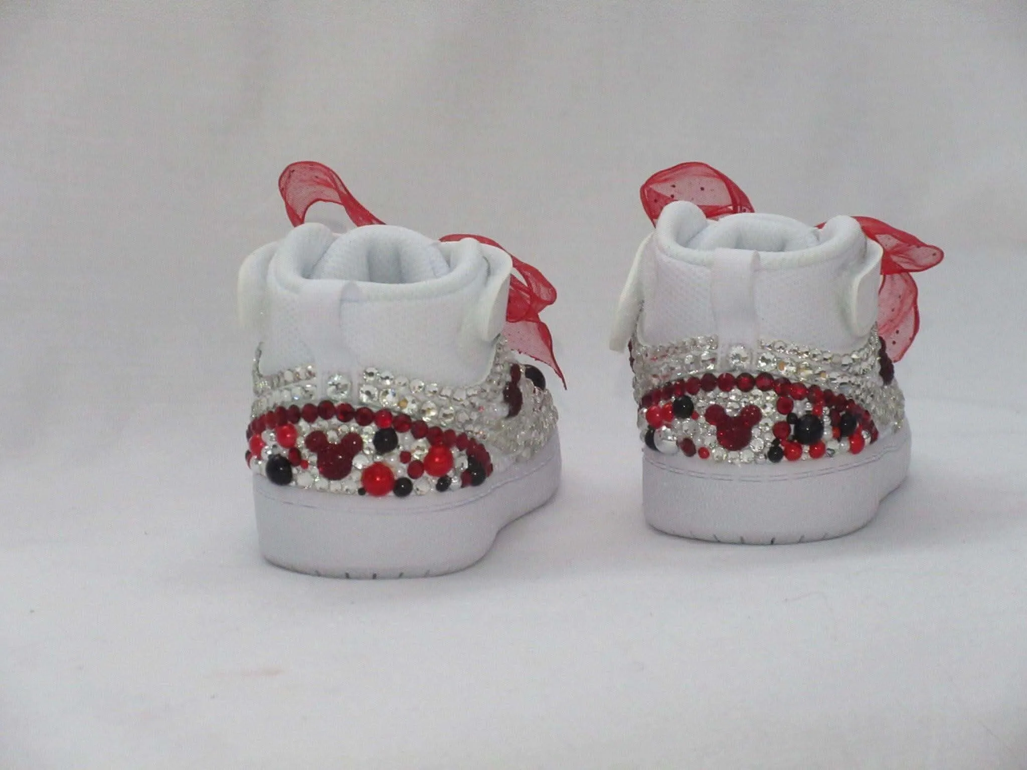 Custom Baby "Minnie" Inspired Nike Force 1, Baby Nike, Bling Baby Shoes. Asics 2000 Running Shoes