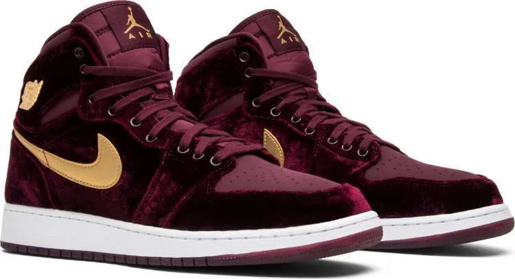Nike Air Jordan 1 High Heiress GG 'Velvet' Shoes Basketball Men Sale Size US 7, 8, 8.5, 9, 10, 11, 12, 13 Asics Sky Elite Ff 2 Indoor Court Shoes