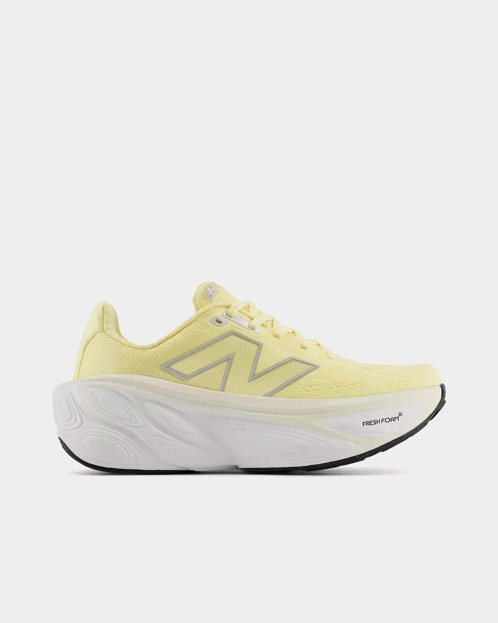 9060 Shadow Grey New Balance Fresh Foam X More v5 Parchment / Angora / Silver Metallic Running Shoes