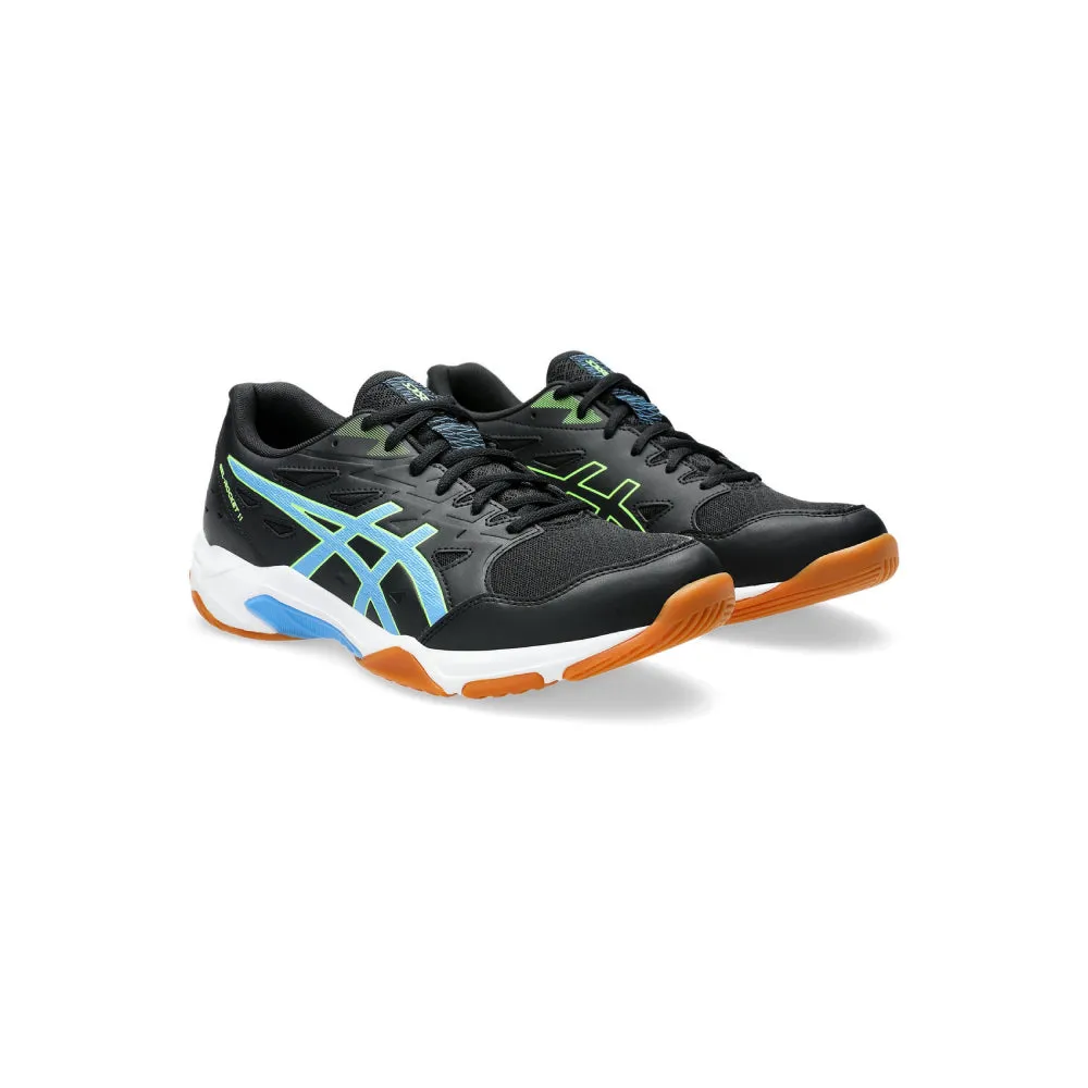 ASICS Men's Gel-Rocket 11 Badminton Shoe (Black/Water Scape) Asics Shoes In Pakistan