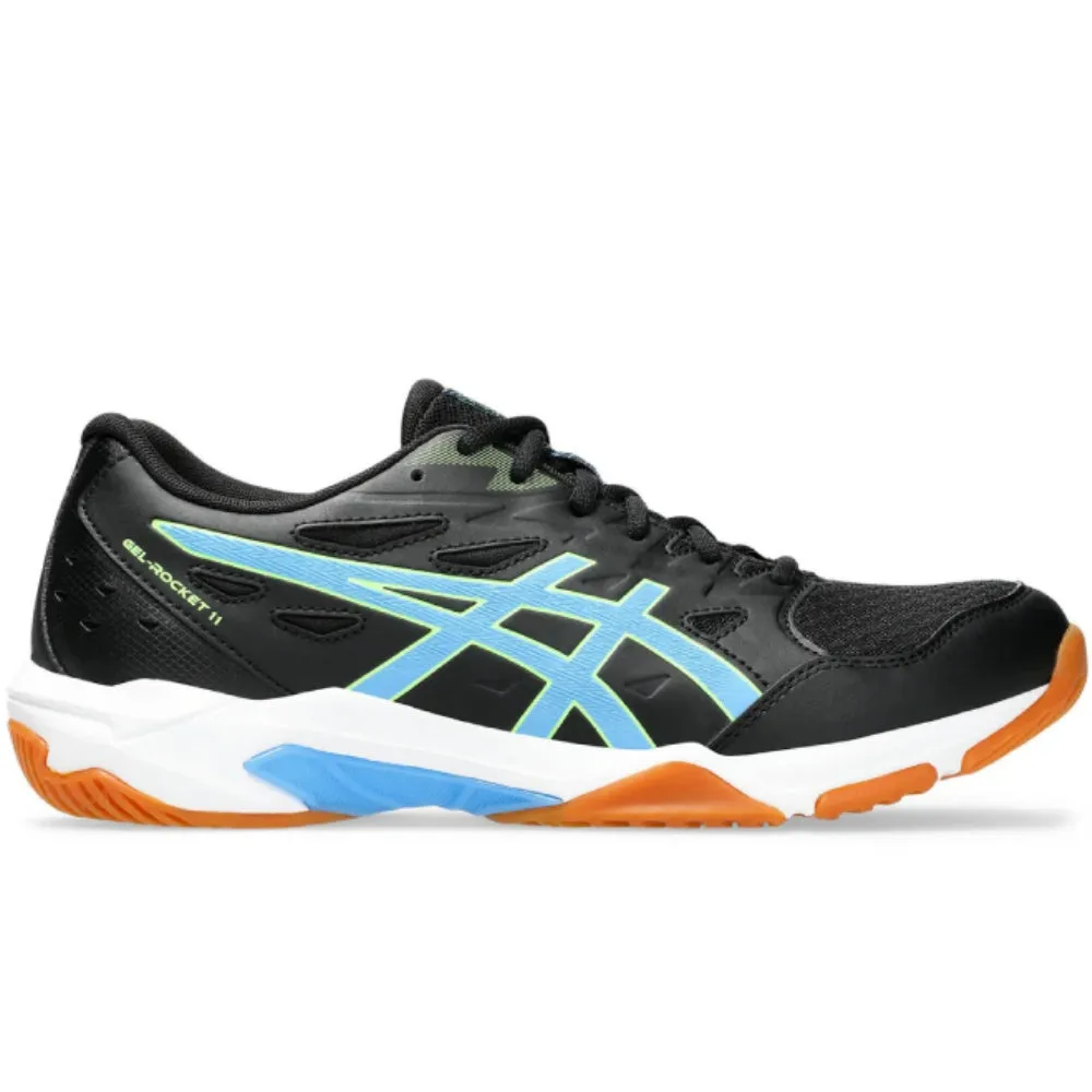 ASICS Men's Gel-Rocket 11 Badminton Shoe (Black/Water Scape) Asics Frequent Trail Shoe