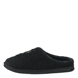 Charlotte Scuff Bear Black Avocado Slippers