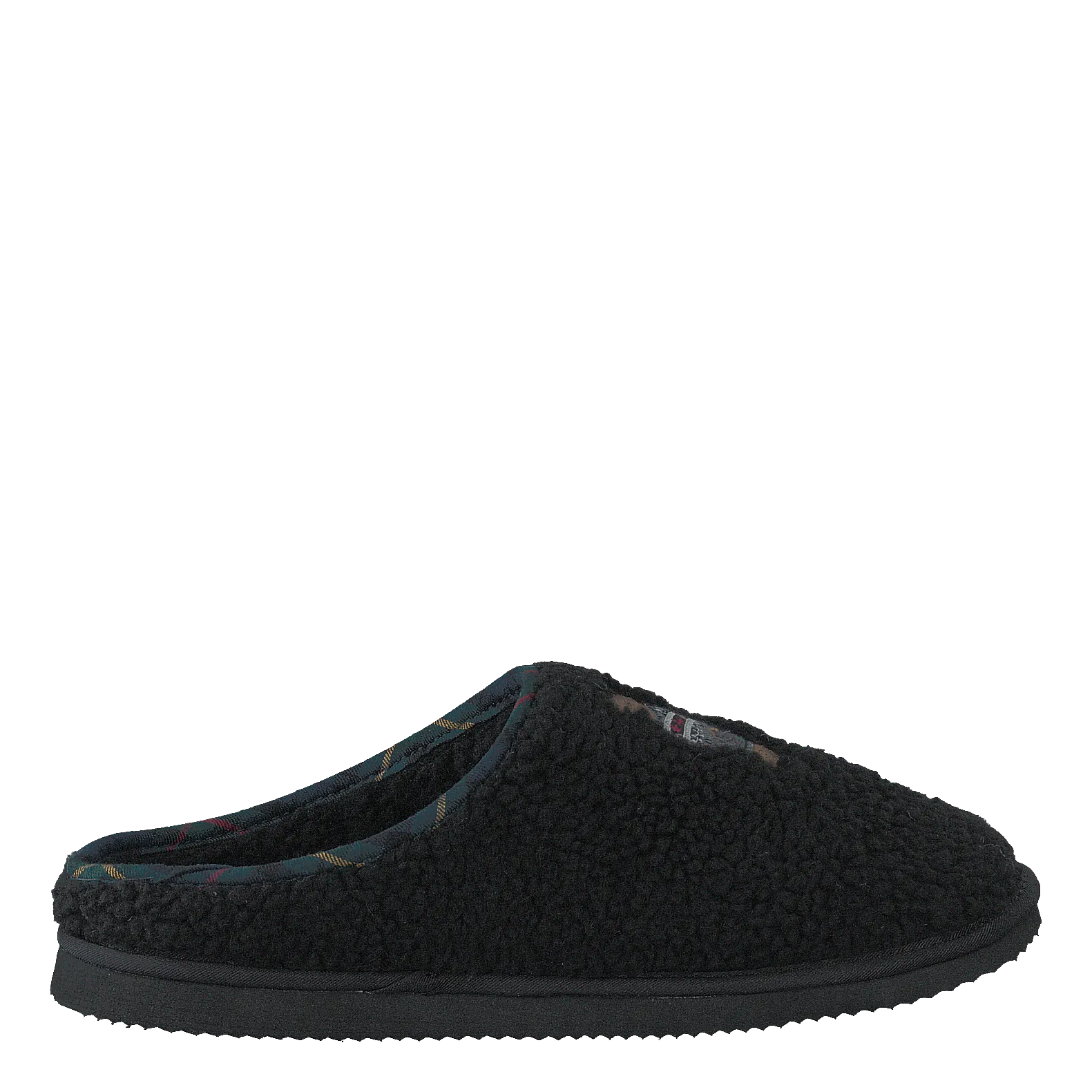 Charlotte Scuff Bear Black Volt Heated Slippers