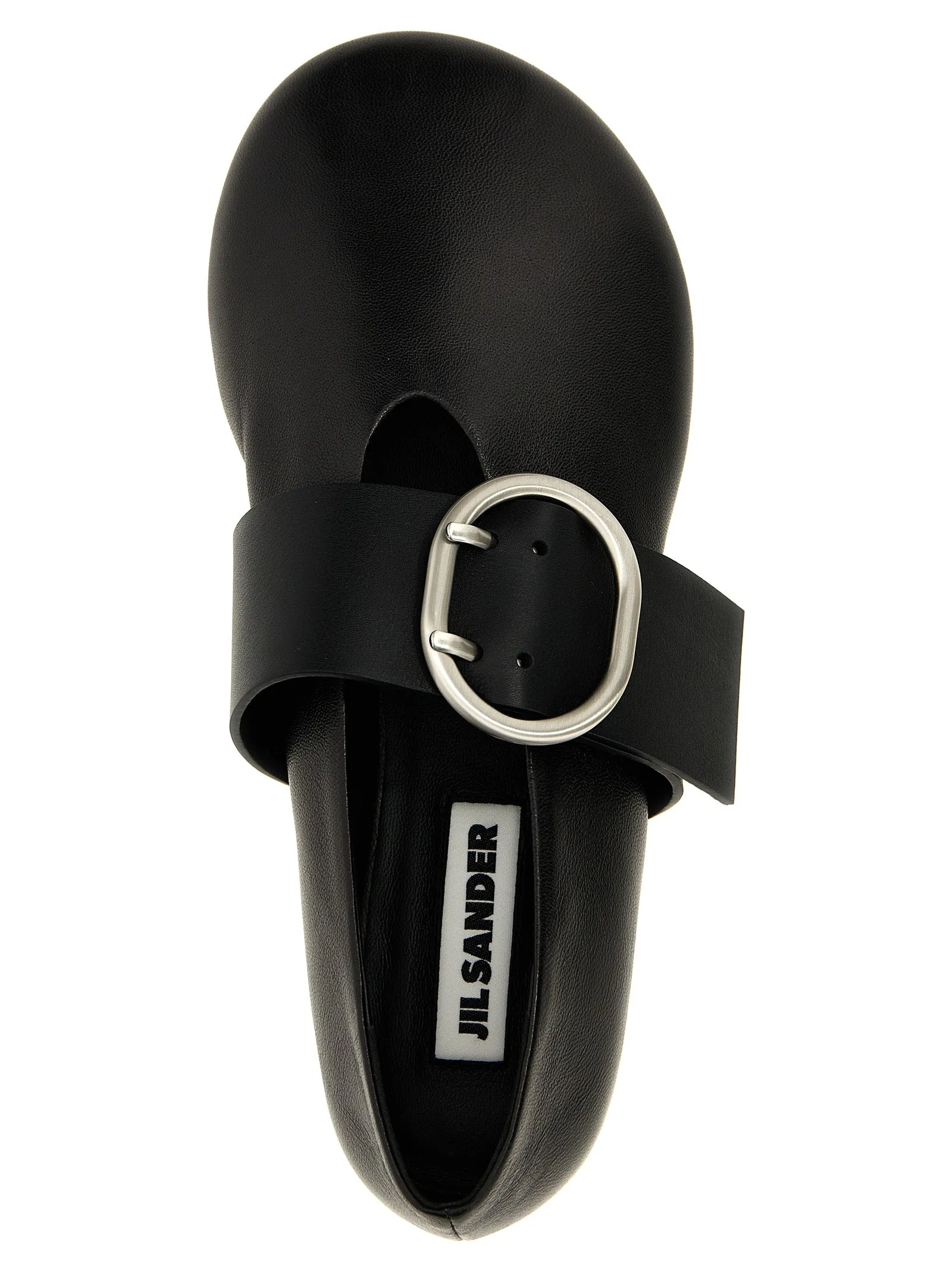 Flat Pedal Cycling Shoes Buckle Ballet Flats Flat Shoes Nero