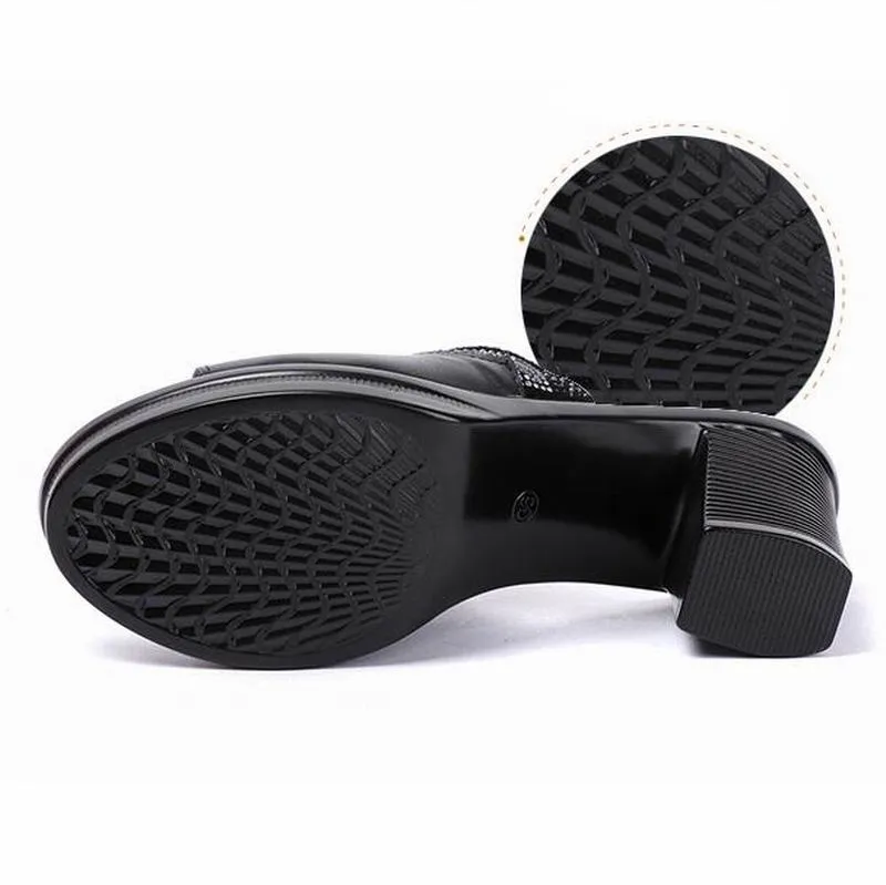 Gktinoo Women Slipper'S 2023 Ladies Summer Slippers Shoes Women High Heels Fashion Rhinestone Summer Tazz Slippers Nearby