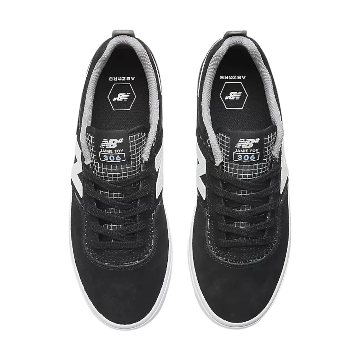 New Balance NM 306 Shoes - Black / White Grid New Balance Black Womens