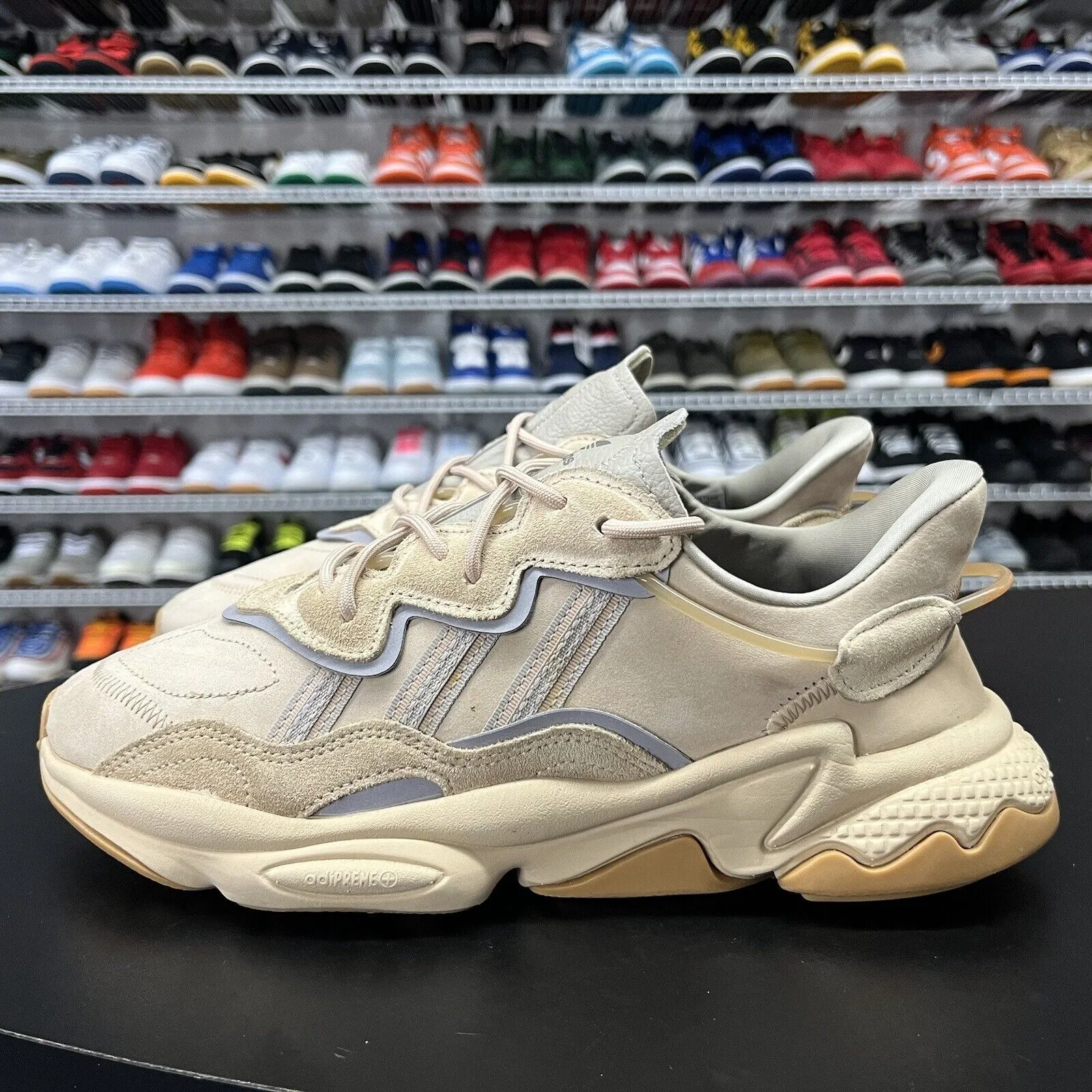 Adidas Originals Ozwego Low Top Beige Sneakers EE6462 Men's Size 9 Best Way Clean Sneakers