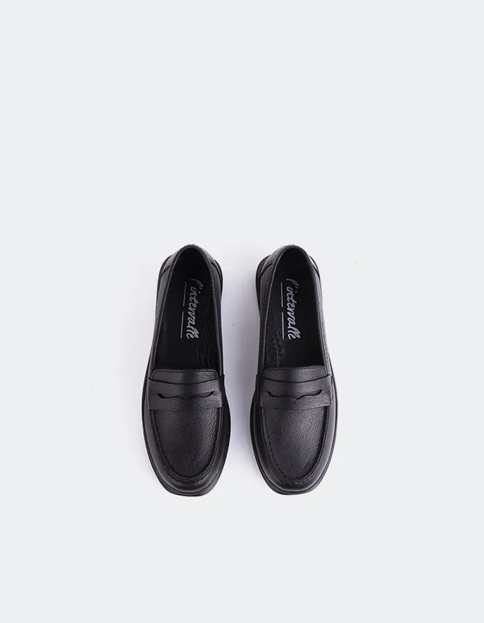British Loafers Sperry Black Leather