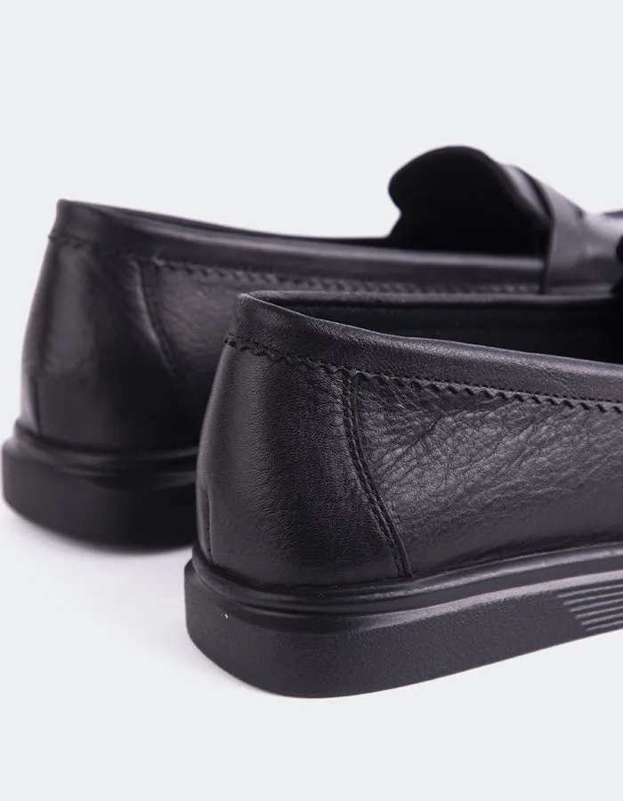 Sperry Black Leather Naturalizer Loafers