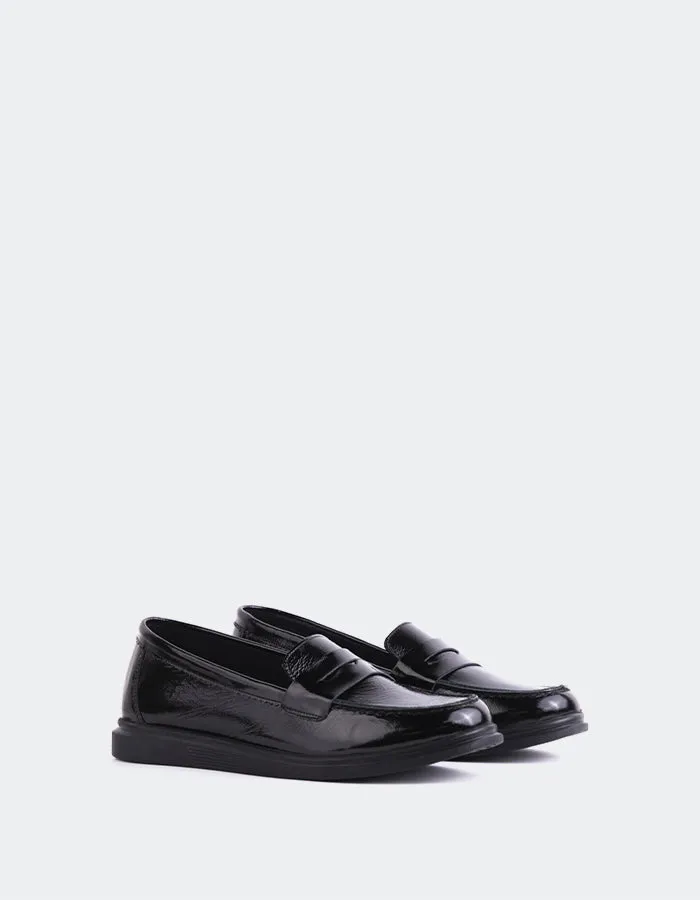 Sperry Black Patent Dv Loafers