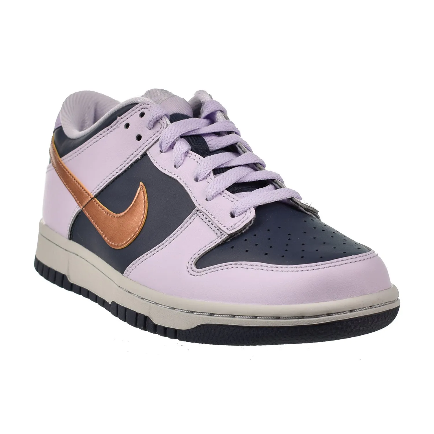 Asics Tennis Shoes Hk Nike Dunk Low SE (GS) Big Kids' Shoes Copper Swoosh-Navy Purple