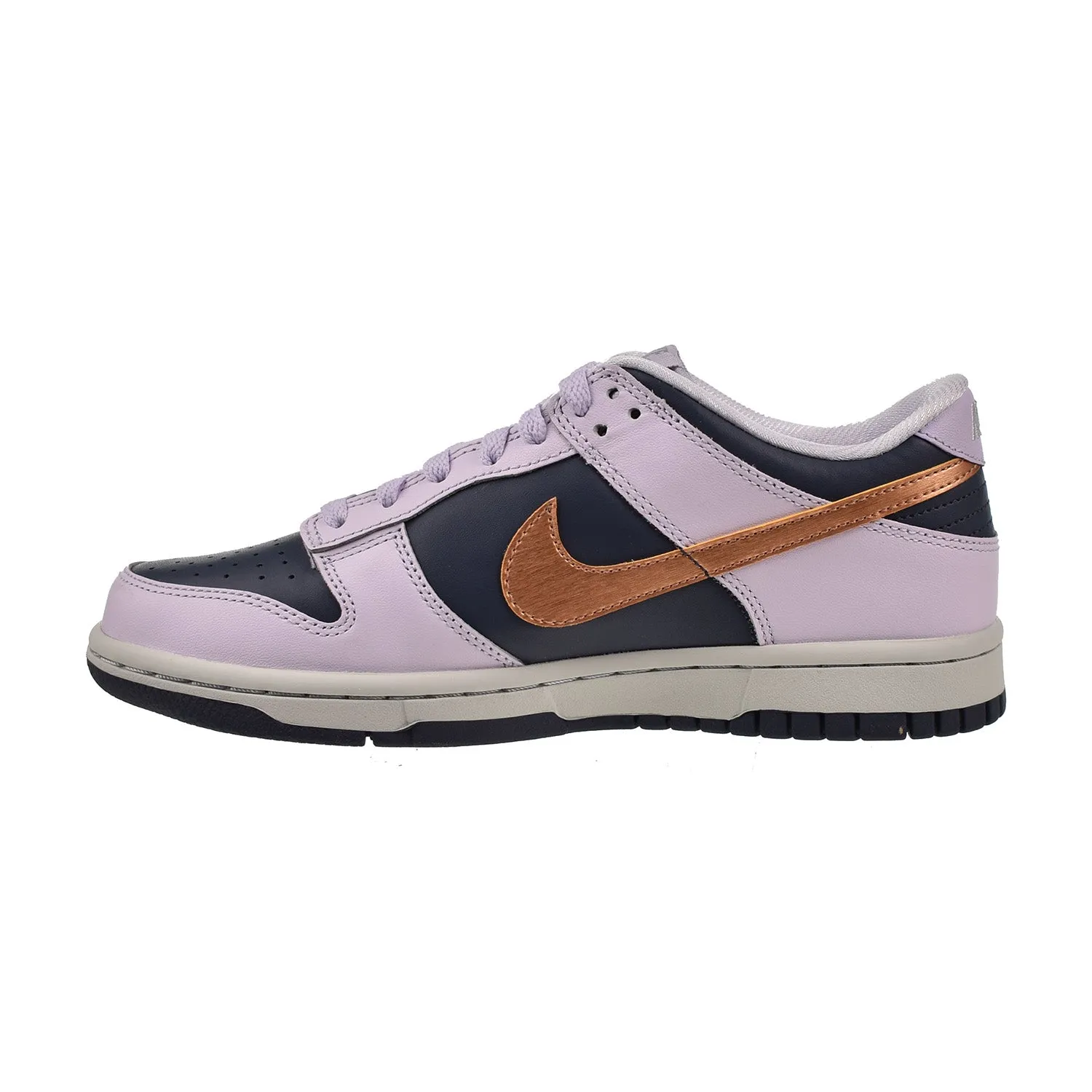 Asics Gel Gym Shoes Nike Dunk Low SE (GS) Big Kids' Shoes Copper Swoosh-Navy Purple
