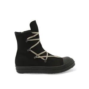 Hexa High Sneaks in Black/Pearl Classic Sneakers Shoes