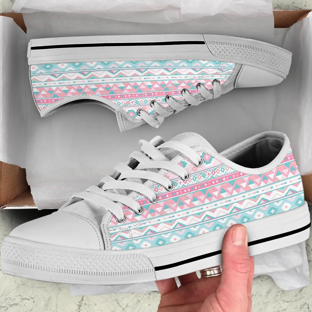 Spin Sneakers Custom Sneakers-Aztec Design 107