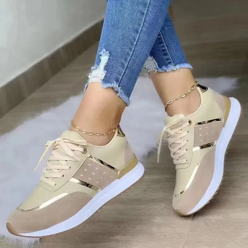 Autry Sneakers 2023 Women Sneakers Platform Shoes Leather Patchwork Casual Sport Shoes Ladies Outdoor Running Vulcanized Shoes Zapatillas Mujer