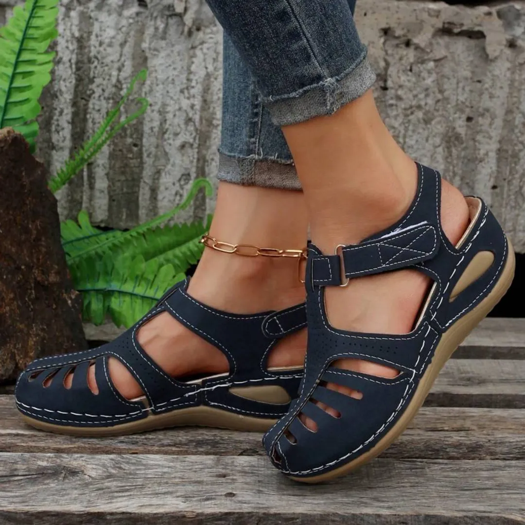 Airfleek Arch Support Wide Toe Box Closed Toe Sandals Sandals Destination Wedding