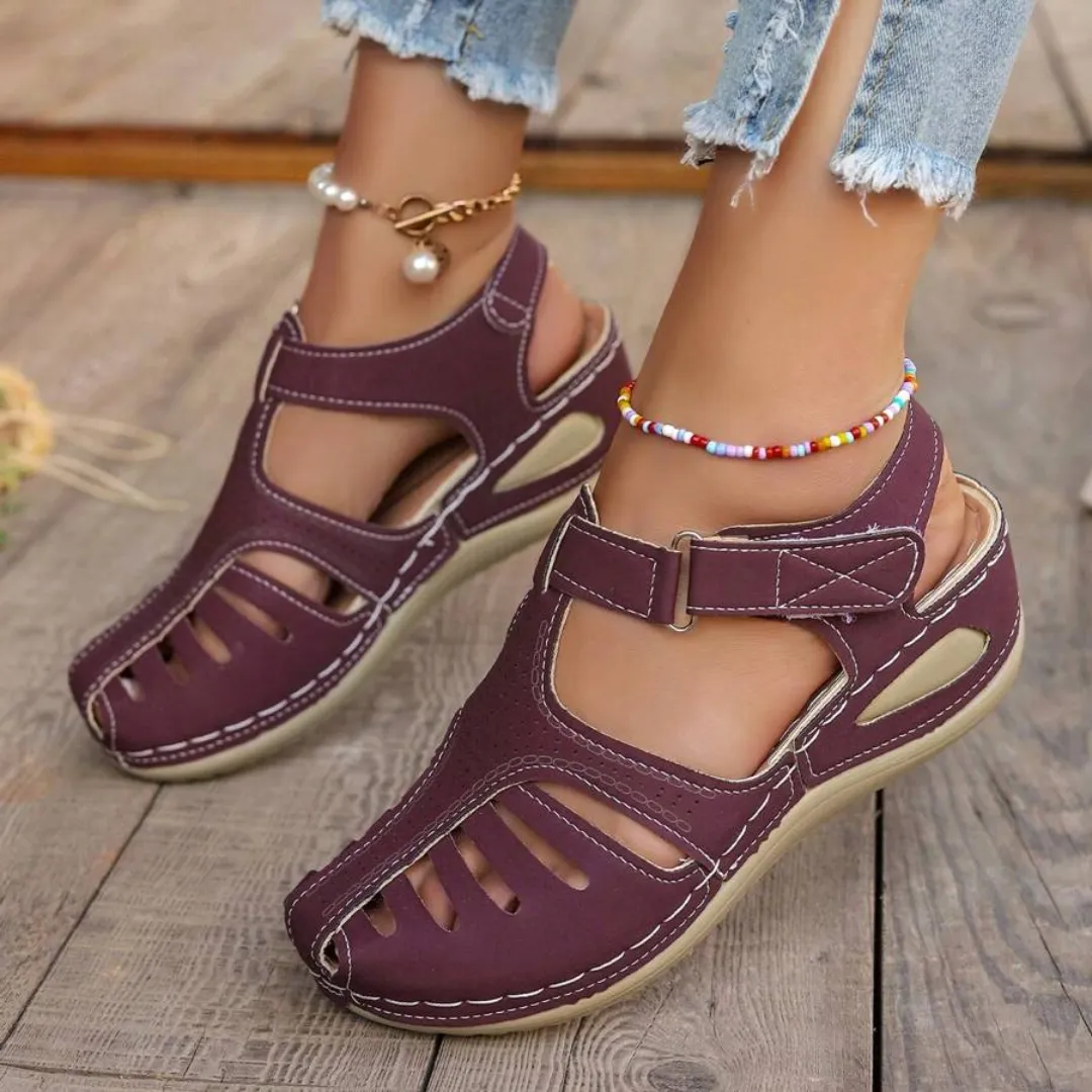 Airfleek Arch Support Wide Toe Box Closed Toe Sandals Sandals Vincent Prices