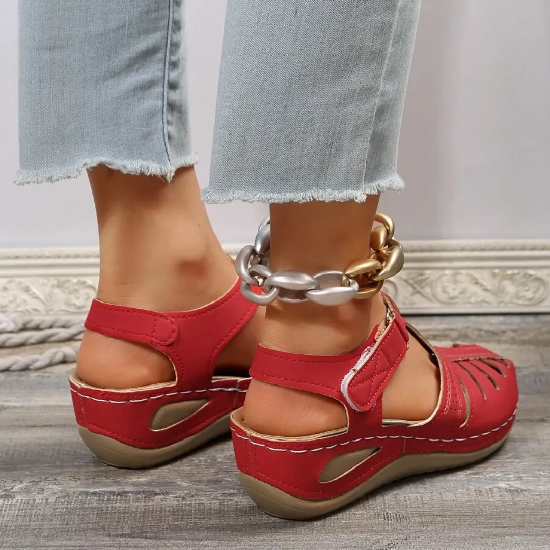 Sandals Membership Airfleek Arch Support Wide Toe Box Closed Toe Sandals