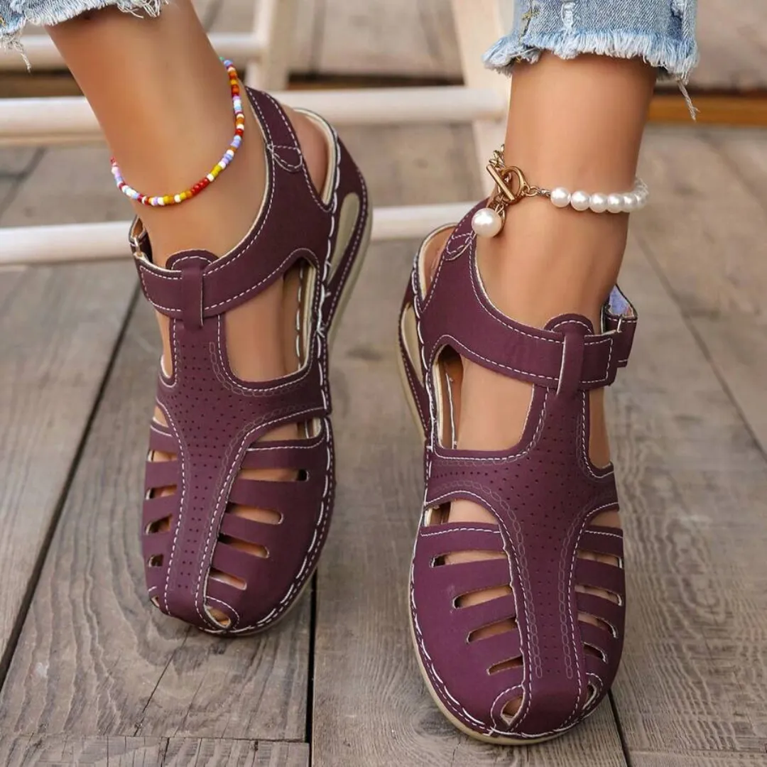Platform Sandals Nearby Airfleek Arch Support Wide Toe Box Closed Toe Sandals