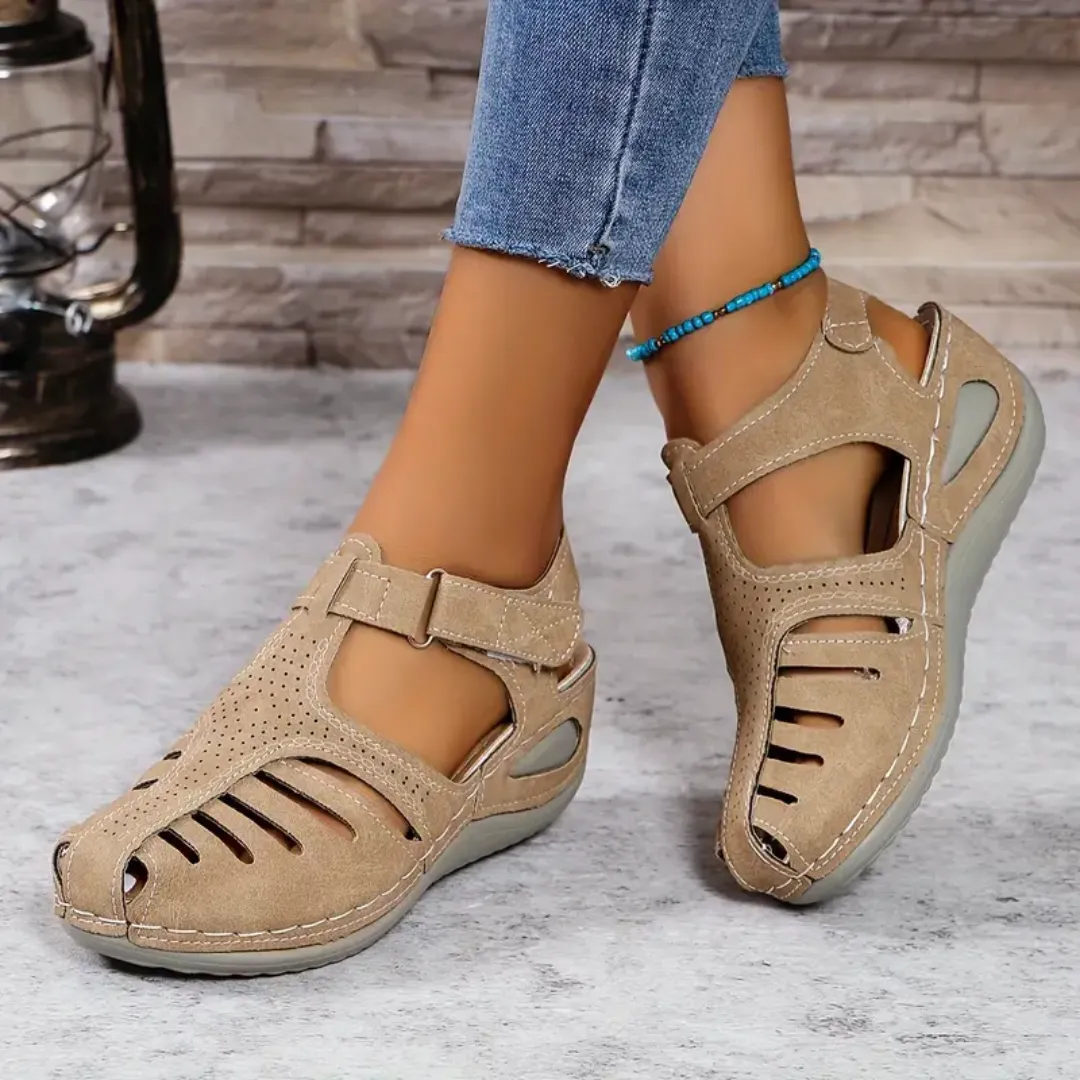 Royal Plantation Sandals Resort Airfleek Arch Support Wide Toe Box Closed Toe Sandals