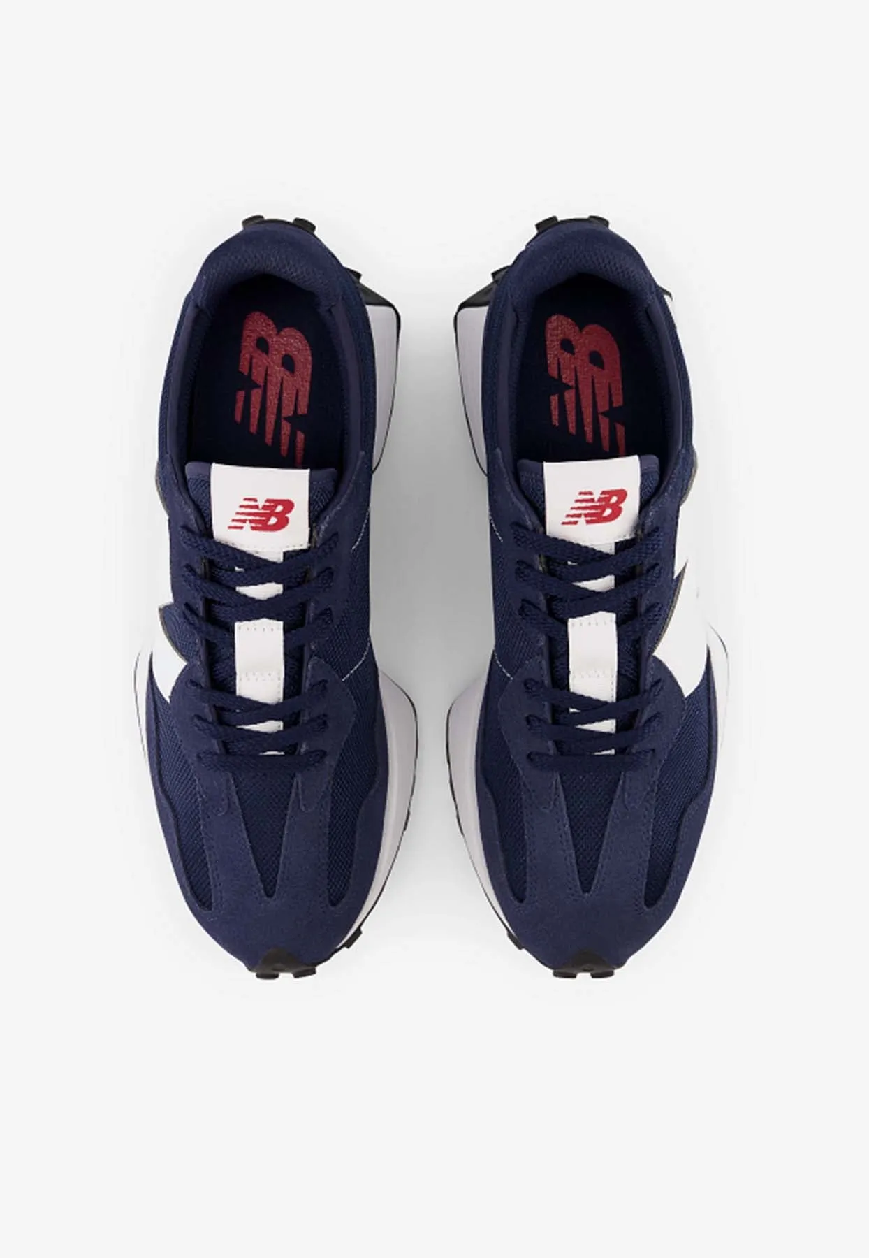 576 New Balance Made In Uk 327 Low-Top Sneakers in Natural Indigo with White