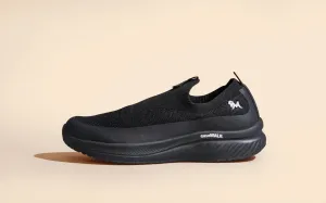 Ease Walk Slip Ons : Black Slip On Sketchers