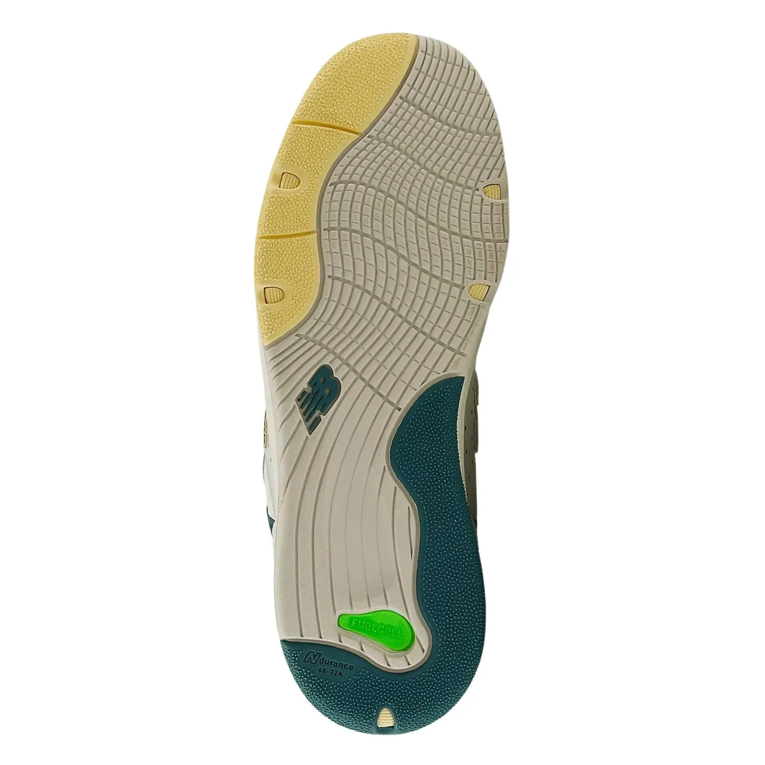 New Balance Numeric NM1010 Tiago Lemos Skate Shoes - White/New Spruce New Balance Rc42 Rubber Sole Sneakers In White And Brown