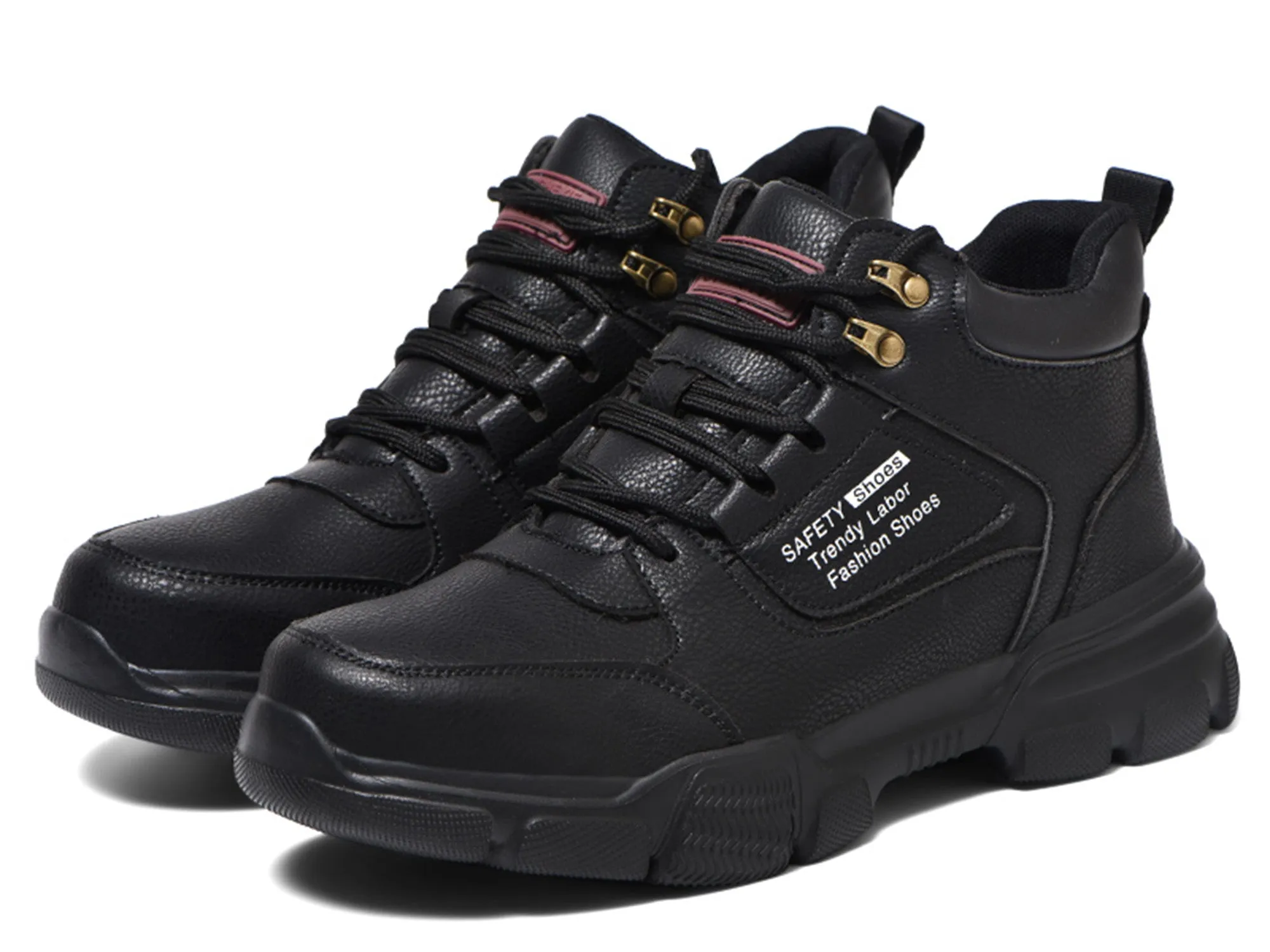 Low Top Slip On Work Boots Steel Toe Shoes for Men Indestructible Safety Work Shoes Lightweight Breathable Sneakers