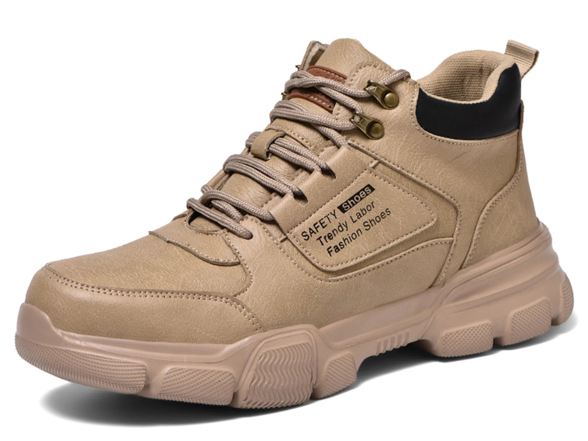 Steel Toe Shoes for Men Indestructible Safety Work Shoes Lightweight Breathable Sneakers 600 Gram Insulated Work Boots