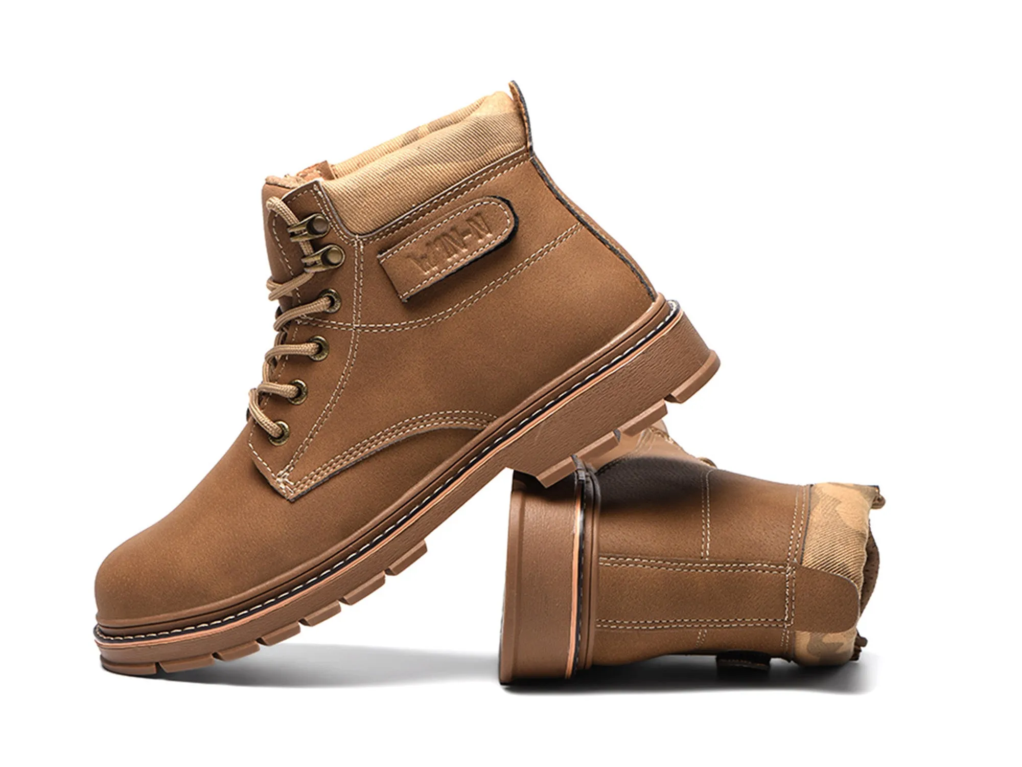 Steel Toe Work Boots for Men Non-Slip Industrial Construction Safety Work Shoes Ridgecut Work Boots