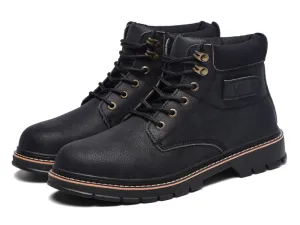 Non Metallic Toe Work Boots Steel Toe Work Boots for Men Non-Slip Industrial Construction Safety Work Shoes