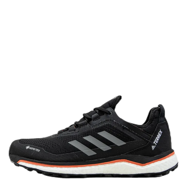 Campus Oos Adidas Shoes Terrex Agravic Flow GORE-TEX Trail Running Shoes Core Black / Grey Four / Signal Pink / Coral