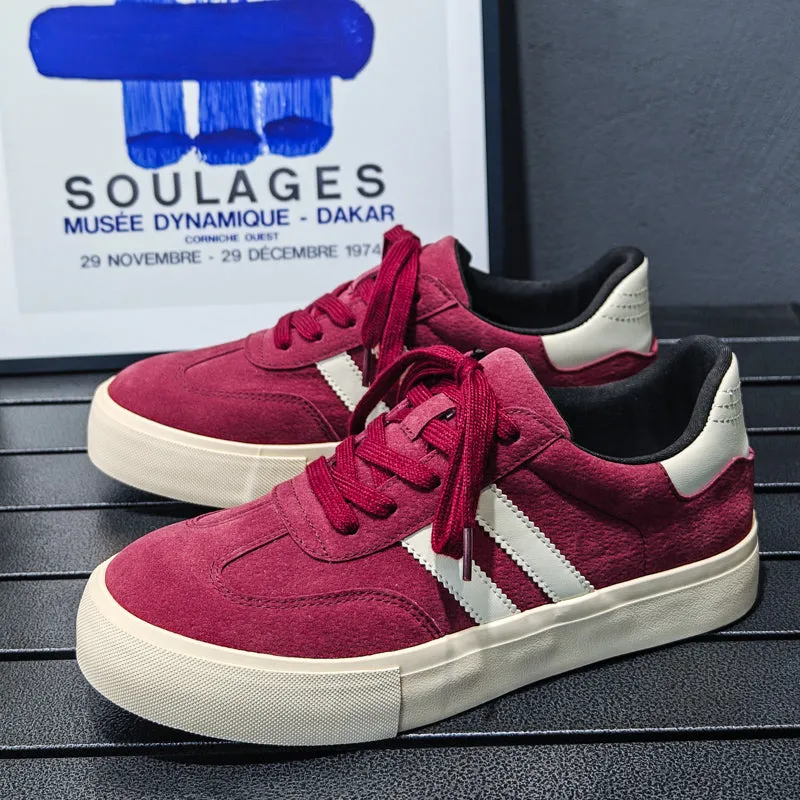 Men's shoes trendy shoes 2024 autumn new ins net red German training shoes boys couple low-top flat shoes men Flat Nursing Shoes