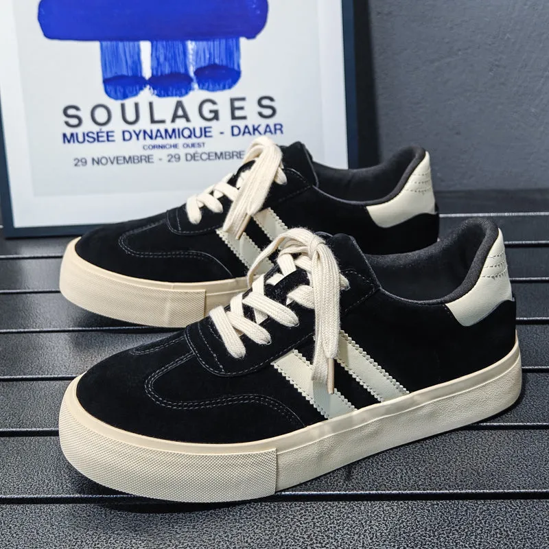 Men's shoes trendy shoes 2024 autumn new ins net red German training shoes boys couple low-top flat shoes men Shoe Inserts