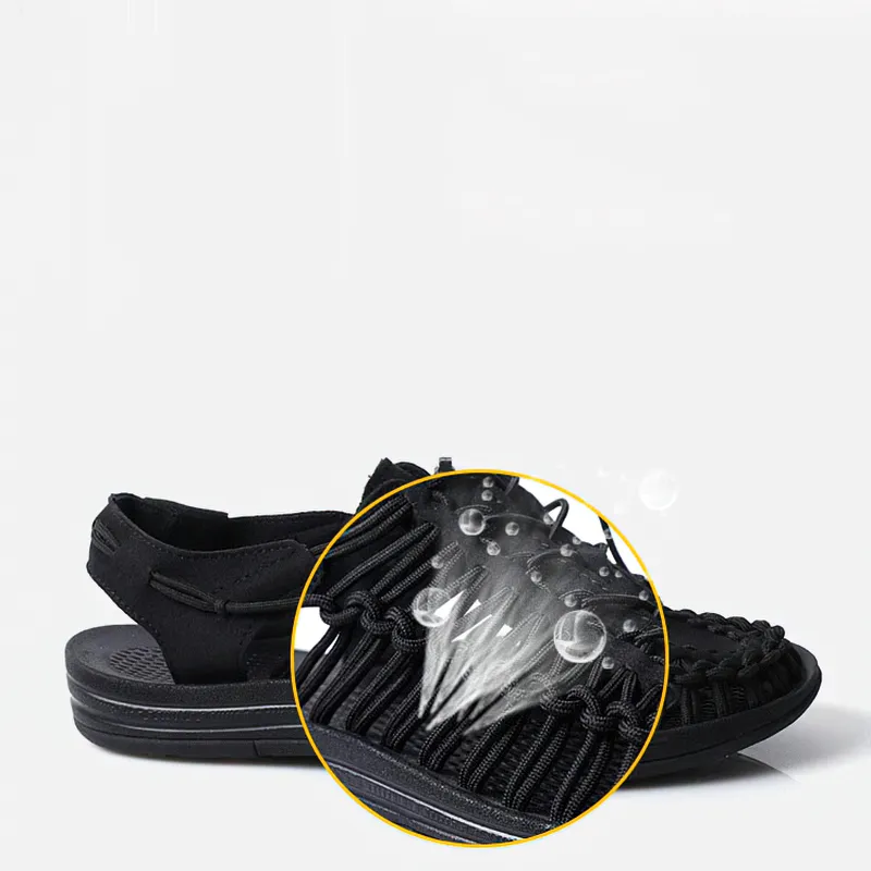 Sandals Punta Cana CLEARANCE / Summer Genuine Leather Sandals for Men / Cool Elastic Handmade Shoes