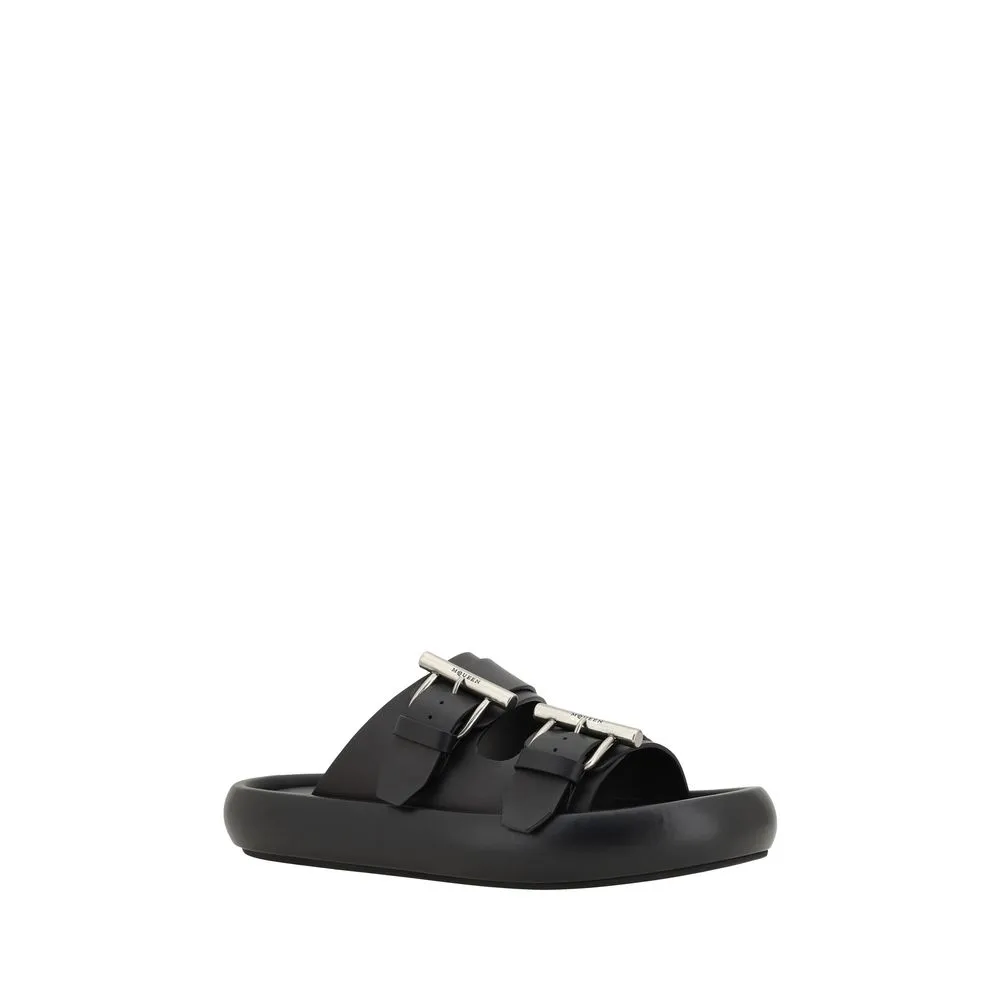 Alexander McQueen Leather Sandals Made In America Sandals