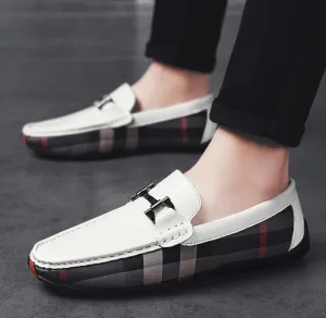 Bxxy's Fashionable and Comfortable Slip-ons Loafers Toe Split