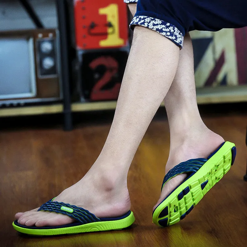 Aleader New 2017 Summer Men's Flip Flops  Massage Beach Slippers Zigi Soho Sandals