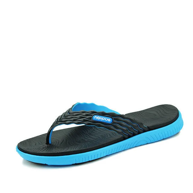 Lace Up Wedge Sandals Aleader New 2017 Summer Men's Flip Flops  Massage Beach Slippers