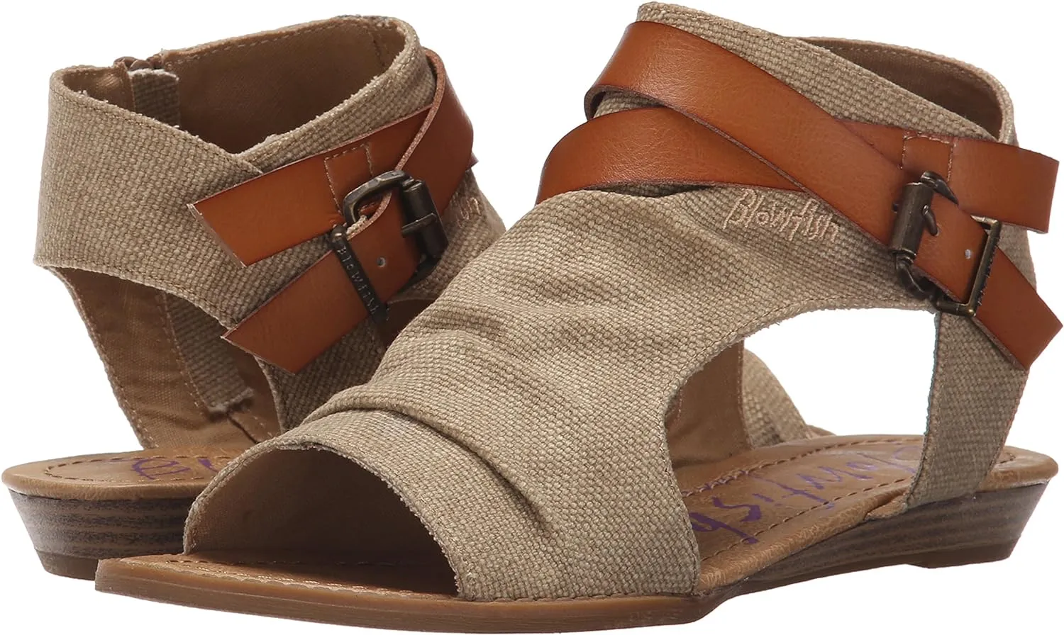 Blowfish Womens Balla Wedge Sandal Bare Sandals